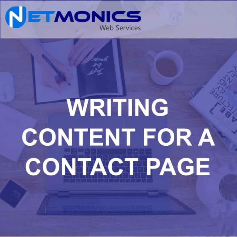 Writing Content For The Contact Page